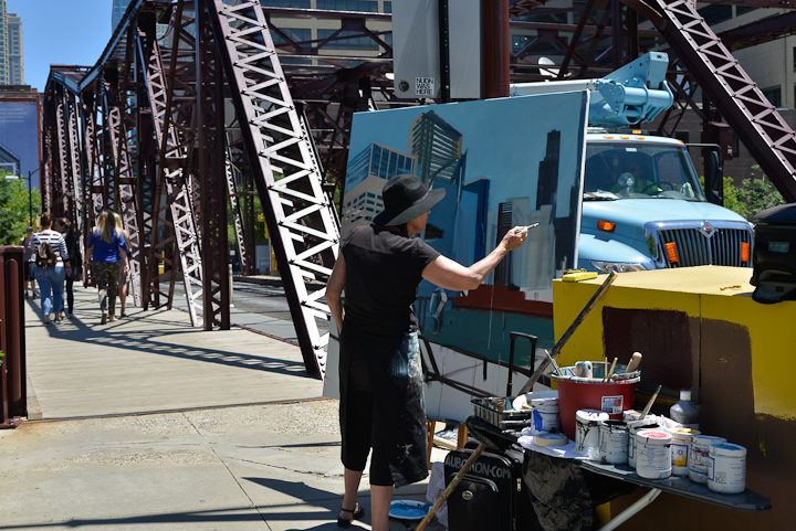 03-Kinzie-Street-Bridge-Chicago-painting-peinture-Michelle-Auboiron-3