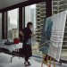 Marina-city-from-IBM-Tower-Chicago-Painting-by-Michelle-Auboiron-2 thumbnail